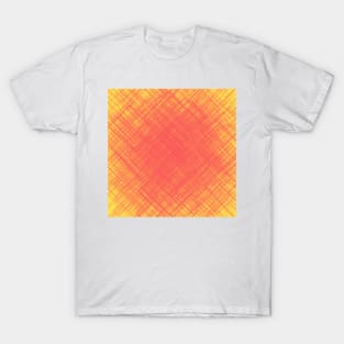 Abstract Diagonal Line Pattern T-Shirt